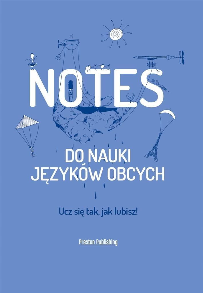 NOTES DO NAUKI JĘZYKÓW OBCYCH NIEBIESKI