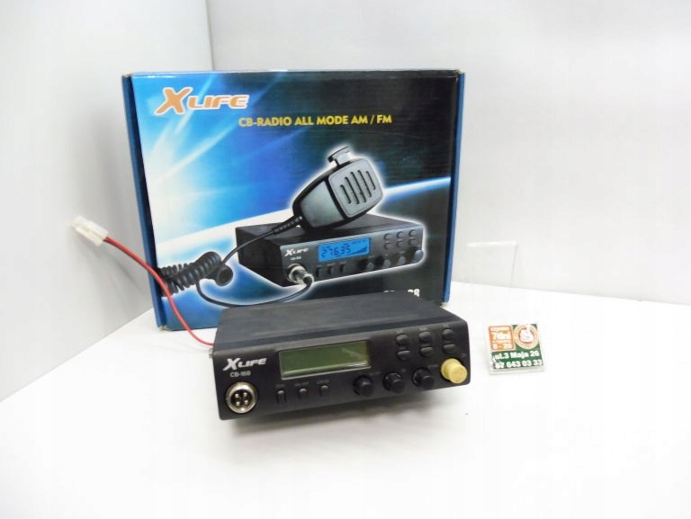 CB RADIO XLIFE CB-168 KOMPLET JAK NOWE