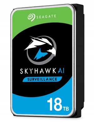 Dysk HDD Seagate Skyhawk AI ST18000VE002 (18 TB ;