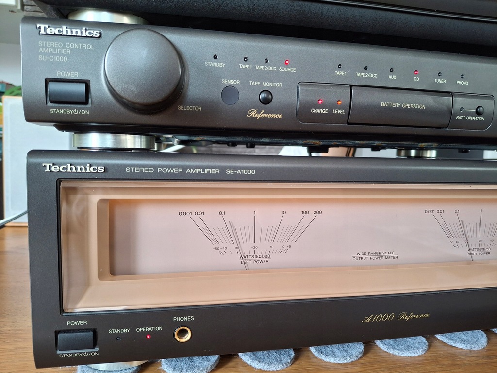 Technics SE-A1000 i SU-C1000 wzmacniacz
