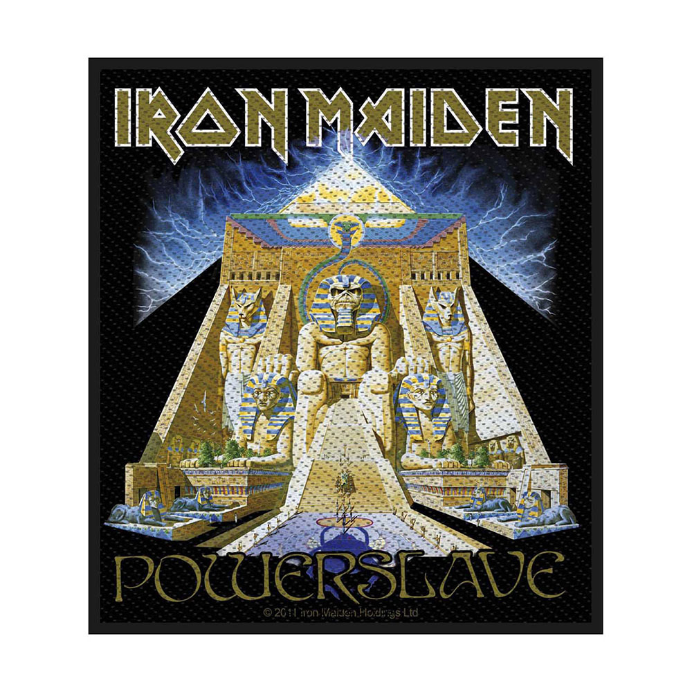 IRON MAIDEN - POWERSLAVE naszywka ORYGINAŁ sprowadzona z Anglii