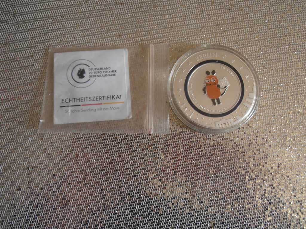 SREBRNA MONETA -- 20 EURO