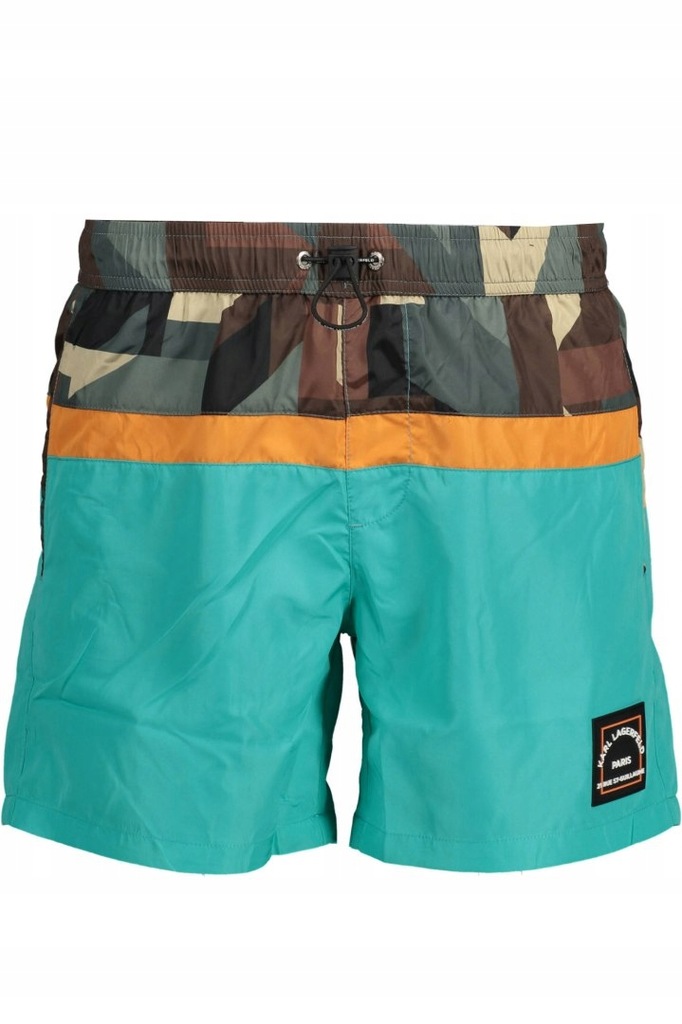 KARL LAGERFELD CZĘŚCI DO KĄPIELÓW KĄPIELOWYCH POD MAN ZIELONY (Verde) Rozmi