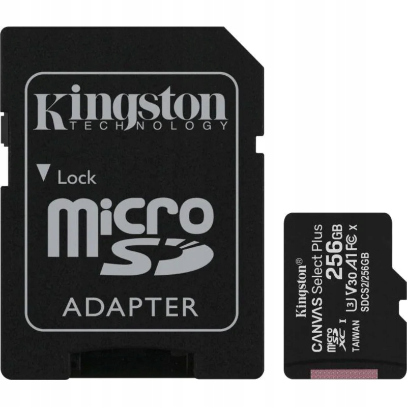 MEMORY MICRO SDXC 256GB UHS-I/W/ADAPTER