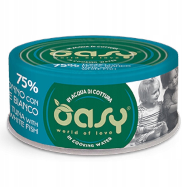 Oasy More Love tuńczyk białoryb puszka dla kota 70g
