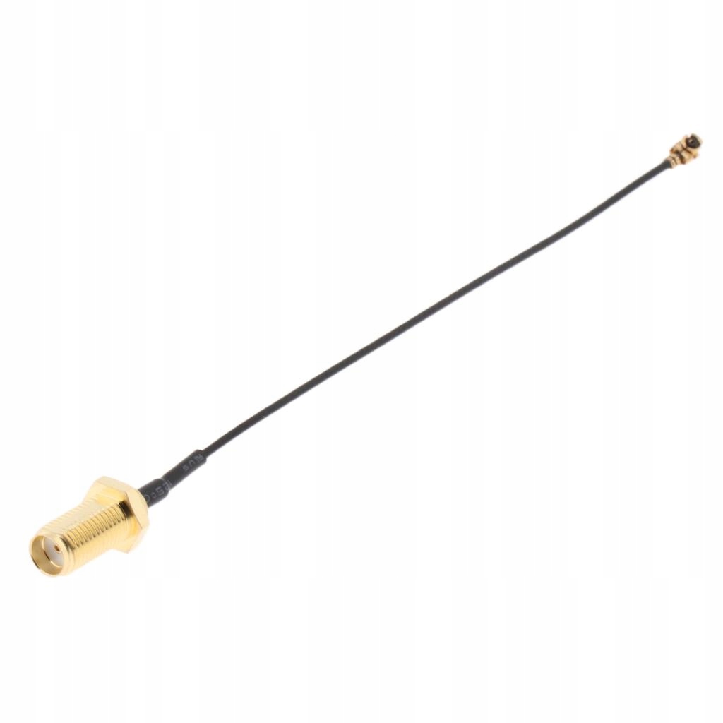 UFL Female Connector Antenna, WiFi Black 20cm