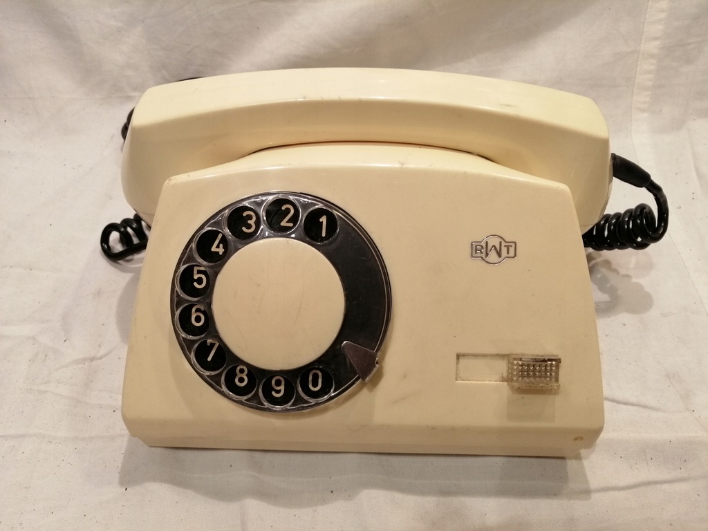 Stary telefon tarczowy rwt aster sprawny