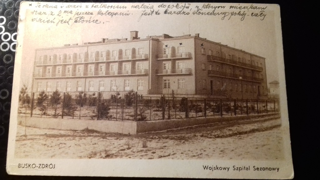 Busko-Zdrój. Wojskowy Szpital Sezonowy. 1937 r.