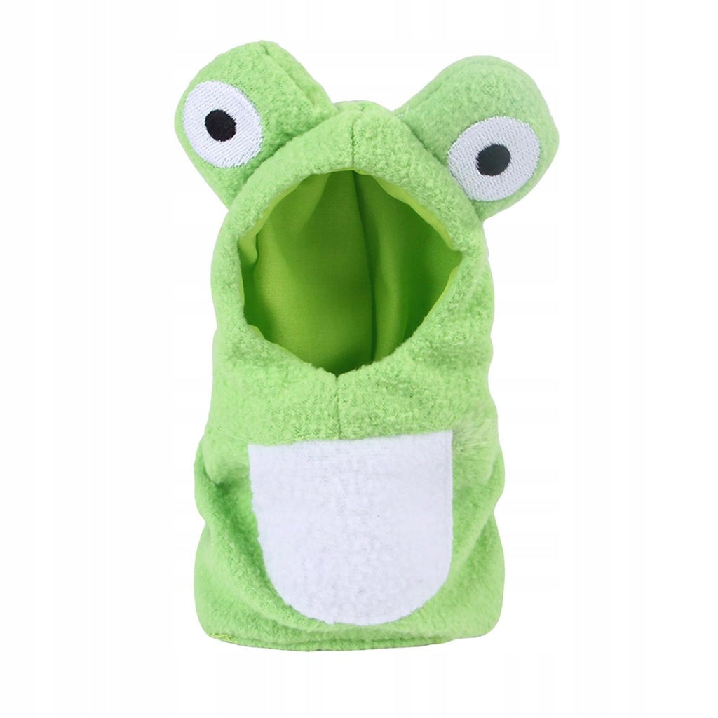 Bird Clothes Frog Shaped Bird Accessories Winter Clothes Photo Prop Medium