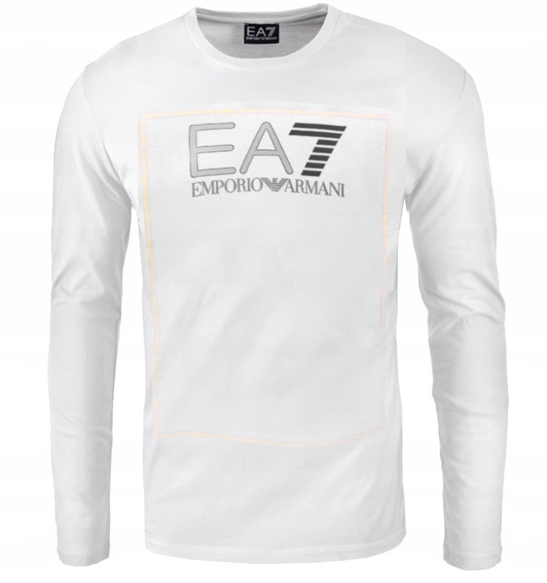 KOSZULKA EMPORIO ARMANI LONGSLEEVE EA7 BIAŁA r XL