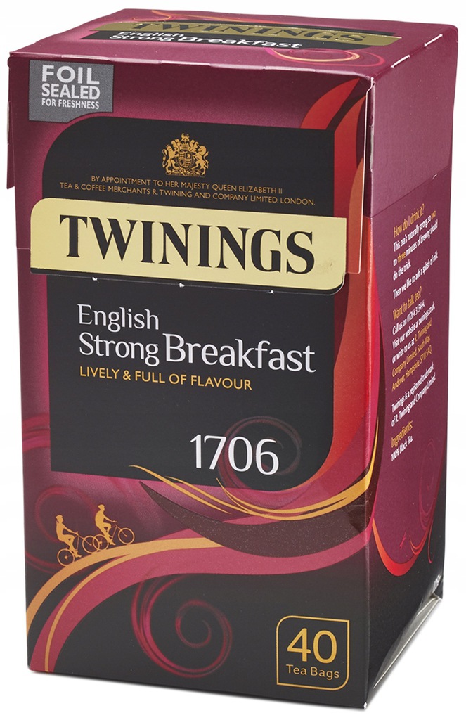 Twinings English Strong Breakfast Herbata 40szt