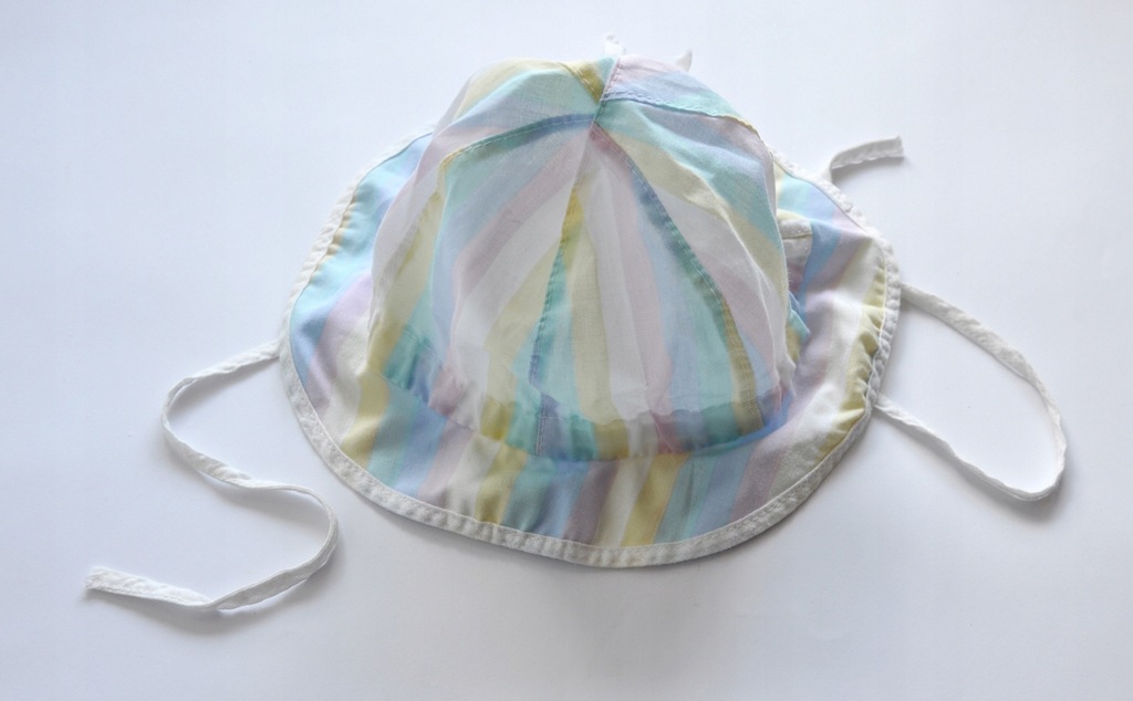 Kapelusz niemowlęcy-obwód 45-47cm CIENIUTKI czapka