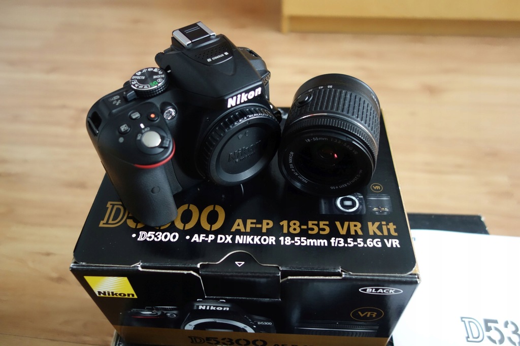 Nikon D5300 + AF-P 18-55 VR + torba + gwarancja