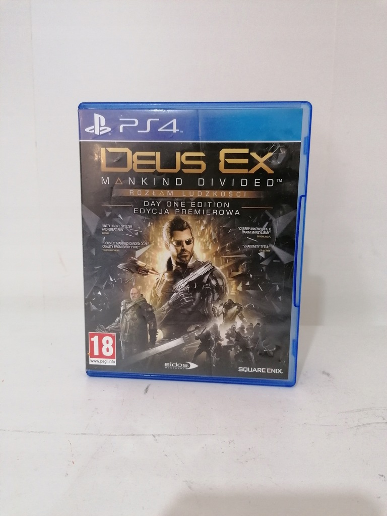 GRA NA PS4 DEUS EX ROZŁAM LUDZKOŚCI