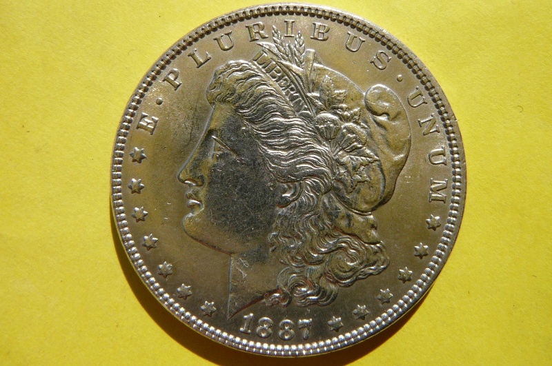 MORGAN DOLLAR -USA 1887- Ag-ORYGINAŁ STAN darklis