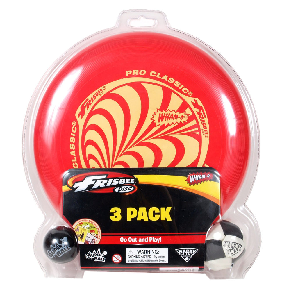 FRISBEE ZOŚKA SUPERBALL 3-PACK SUMMER WHAM-O 130G