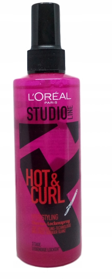 LOREAL Studio Hot&Curl spray ochronny loki