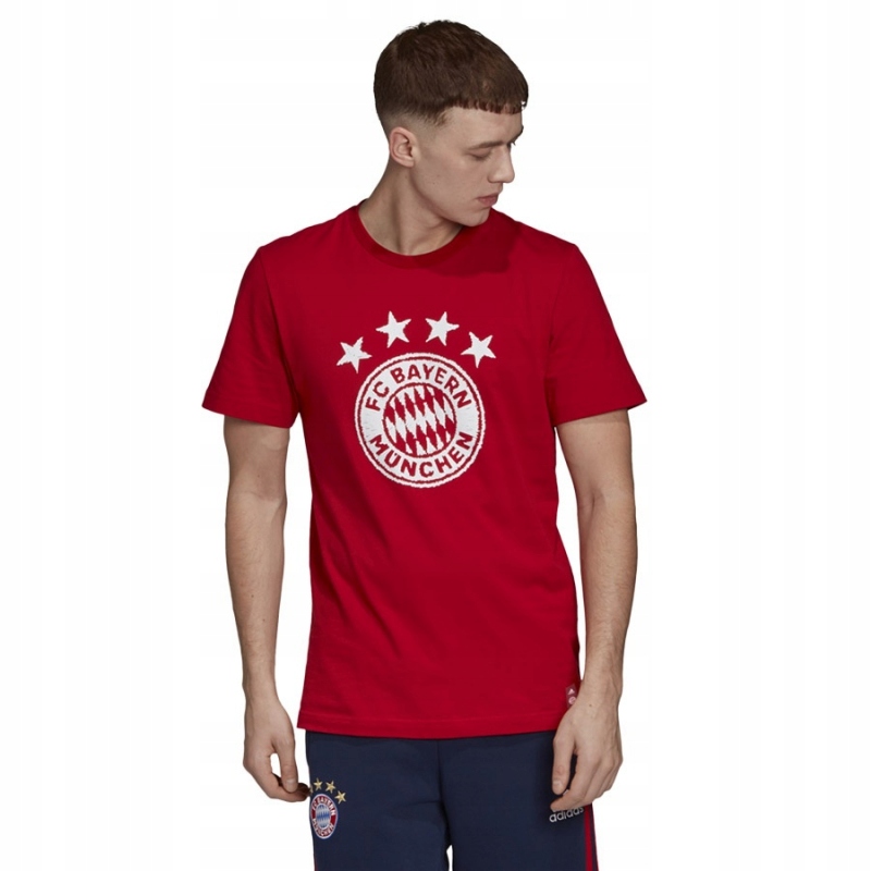 Koszulka adidas FC Bayern TEE FR3966 czerwony XL