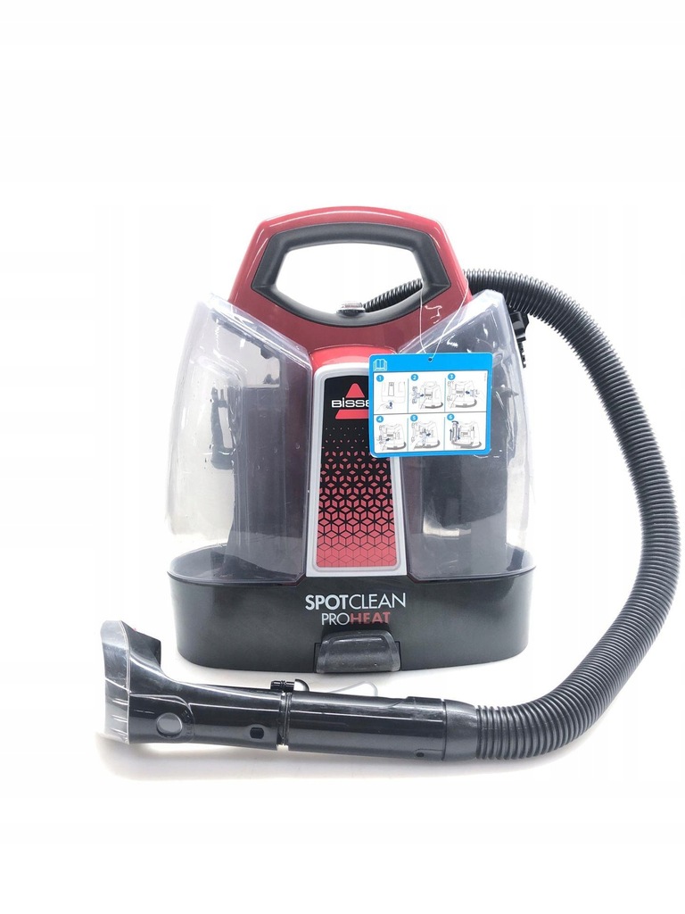 BISSELL ODKURZACZ PIORĄCY SPOTCLEAN PROHEAT 330 W CZERWONY