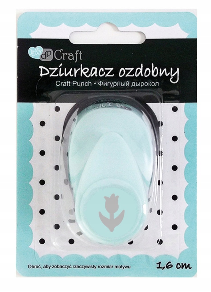 Dziurkacz ozdobny 1,6 cm Tulipan 2 DP-Craft