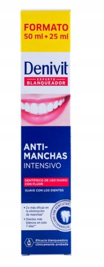 Denivit Anti-Manchas Intensivo Pasta do zębów 50ml - 12728295993 ...