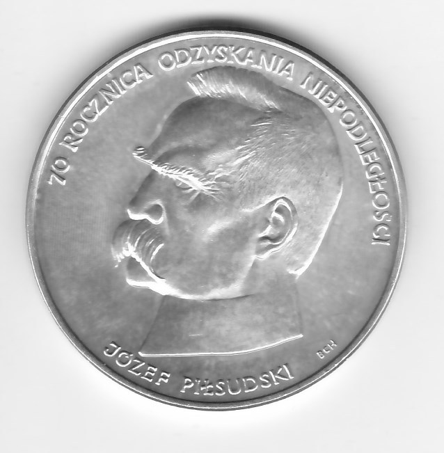 50 000 zł 1988 Józef Piłsudski