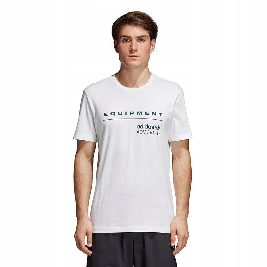 Koszulka Męska adidas EQT Classic bawełna biał L