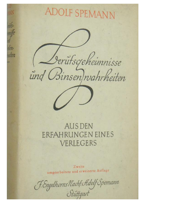 Adolf Spemann Berufsgeheimnisse 1941 11829136451 oficjalne archiwum