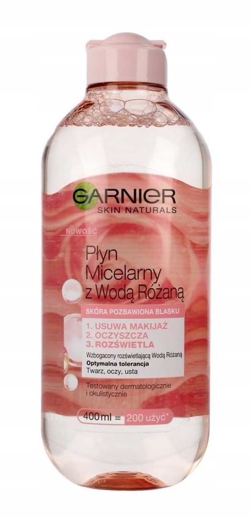 Garnier Skin Naturals Płyn micelarny z Wodą Różaną