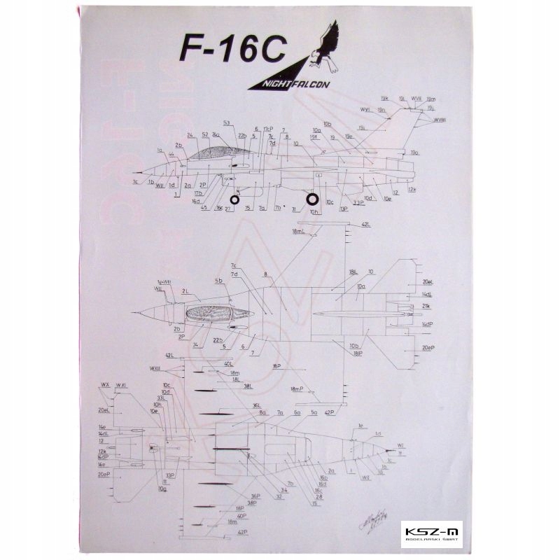 Купить Fly Model 90 — F-16 C NIGHT FALCON 1:33: отзывы, фото, характеристики в интерне-магазине Aredi.ru