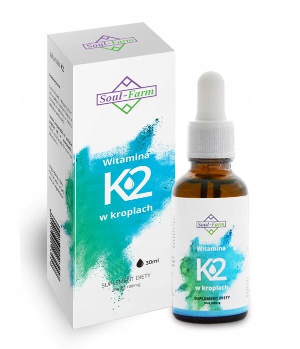 WITAMINA K2 W KROPLACH (100mcg) 30 ml - SOUL FARM