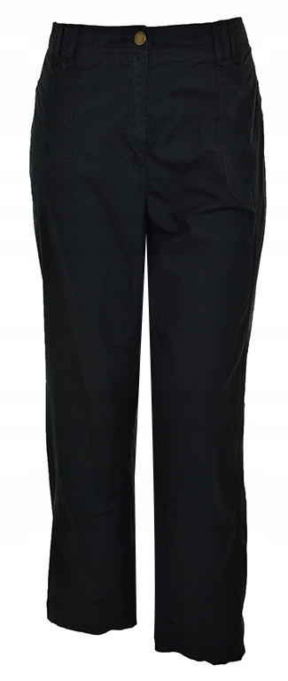 pBR1379 C&Aczarne bawełniane spodnie_bojówki50