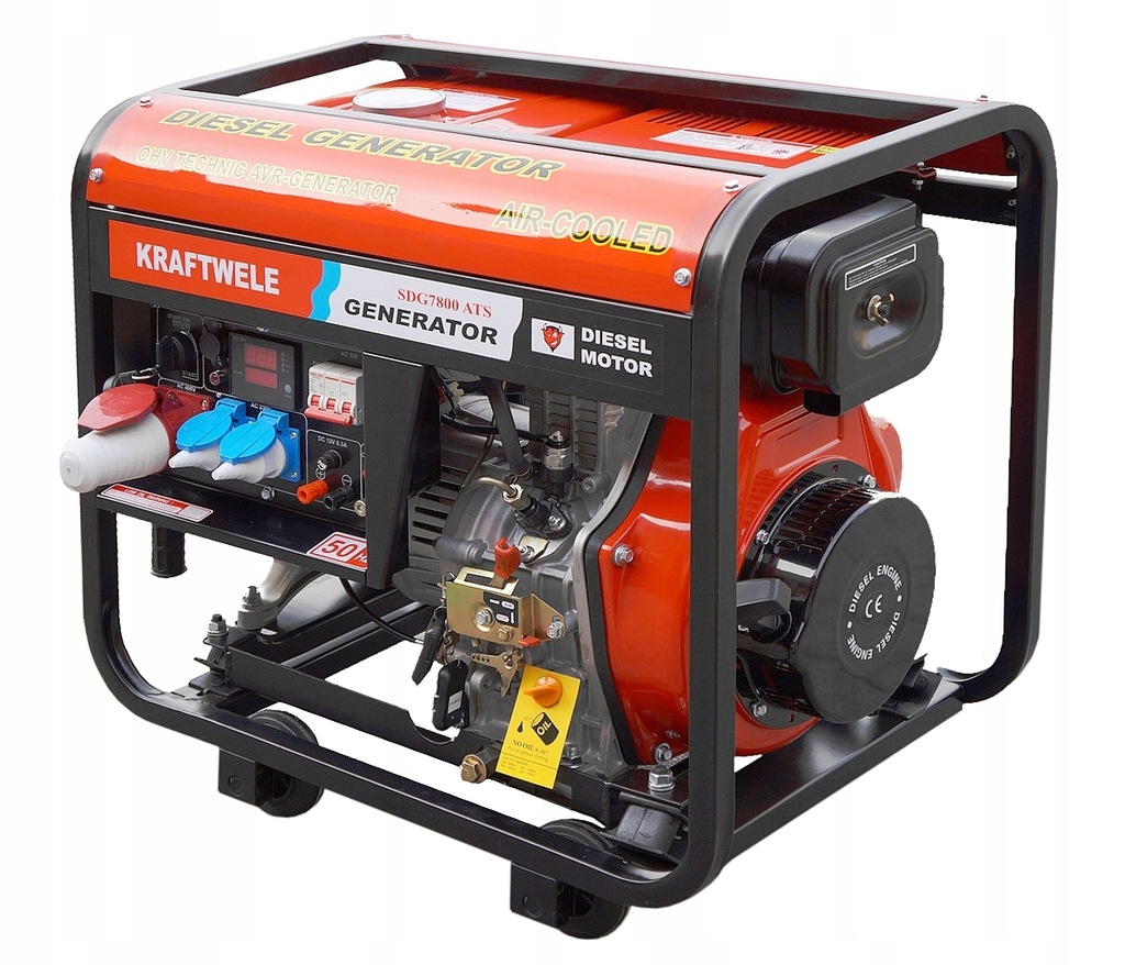 AGREGAT GENERATOR PRĄDOTWÓRCZY 7,8 KW DIESEL 400 V