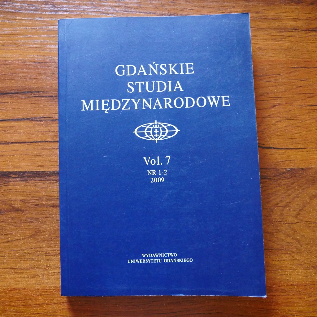 Gdańskie studia międzynarodowe Vol.7 2009r.