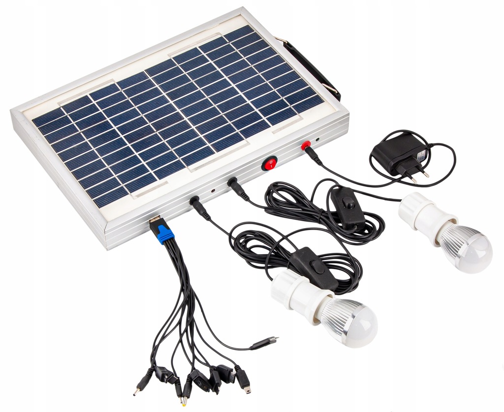 PANEL SOLARNY ŁADOWARKA DO TELEFONU BATERIA 12V