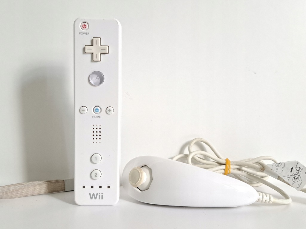 ORYGINALNY KONTROLER NINTENDO WII REMOTE + NUNCHUCK