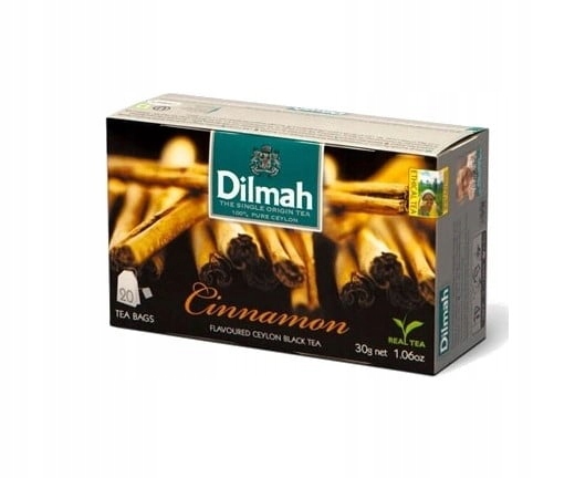 Herbata Dilmah Czarna Cynamon 20x1,5g Saszetki