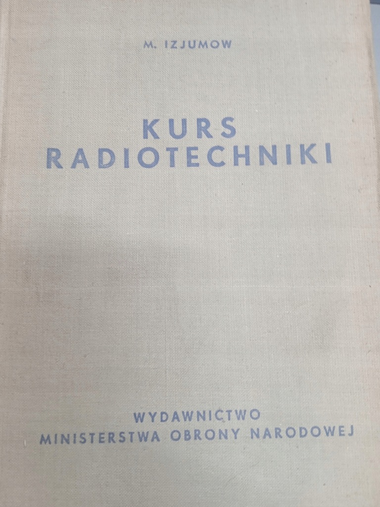 Izjumow KURS RADIOTECHNIKI