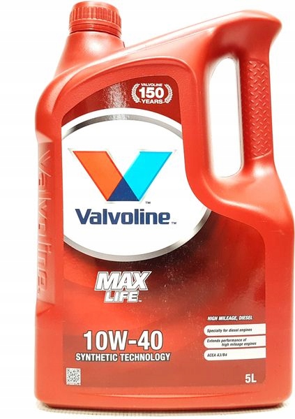 VALVOLINE MAXLIFE DIESEL 10W40 CF A3/B4 5L