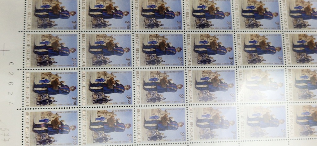 #43 ARKUSZ BELGIA CZYSTY