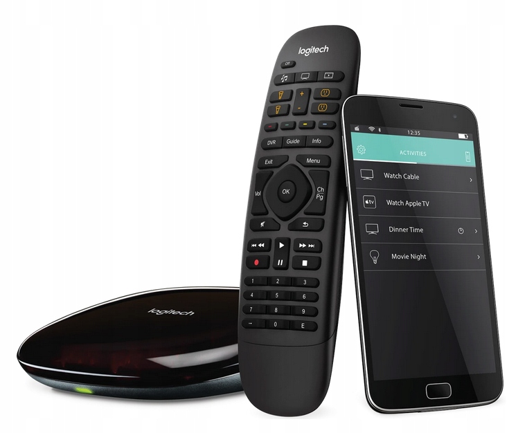 Pilot uniwersalny Logitech Harmony Companion + HUB