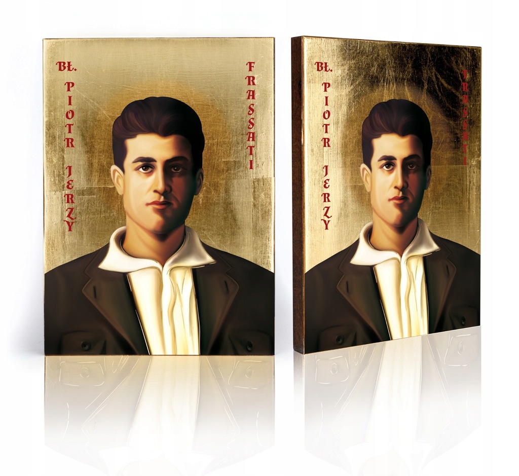IKONA ZŁOCONA BŁ. PIOTR JERZY FRASSATI 3651 A