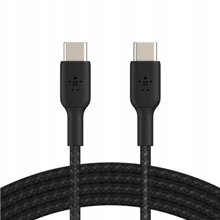 Belkin | Kabel USB-C | Męski | 24-pinowy USB-C | Męski | Czarny | 24-pinowy