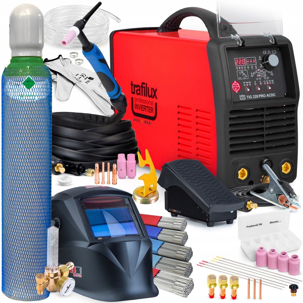 Spawarka TIG AC/DC Inwertorowa 200A PULS ALUMINIUM - 9833755220 ...