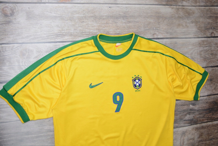【正規品・新品】Nike 1998 ブラジル代表 9: ロナウド サイズXL ブラジル代表（A）1998 ロナウド＃9 - DON VALON