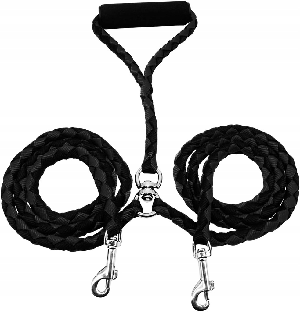 Tibapla Podwójna Smycz dla 2 Psów