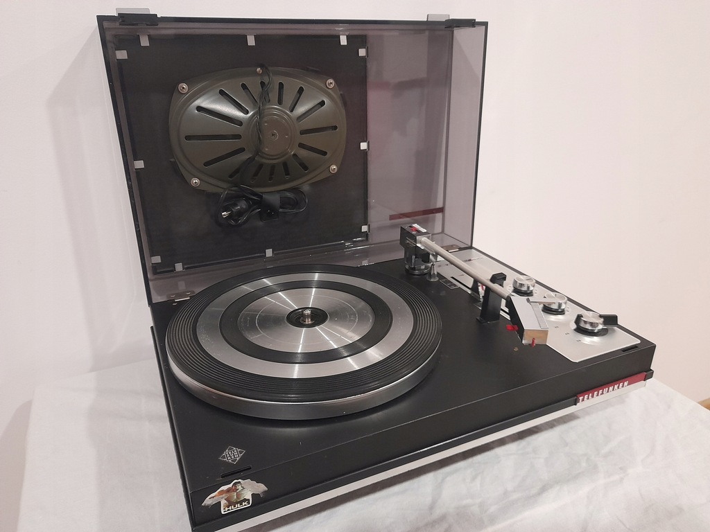 Gramofon Telefunken v208 liftomatic uszkodz.1971