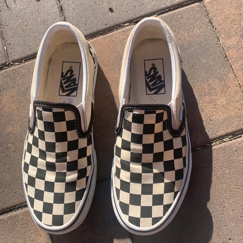 buty Vans slip on w kratkę rozmiar 37 używane