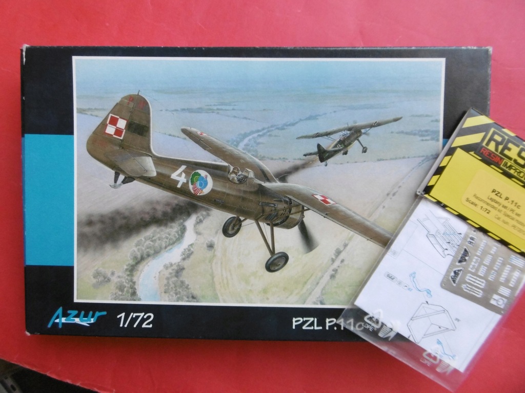 PZL-11c + blazka, 1/72 - Azur