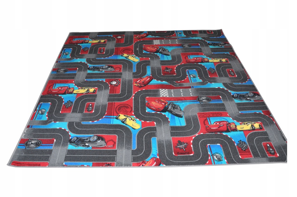 DYWAN DZIECIĘCY DISNEY CARS SZARE WELUR 250x400 cm